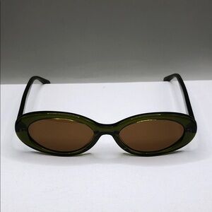 Quince Bali Polarized Acetate Sunglasses Green Oval